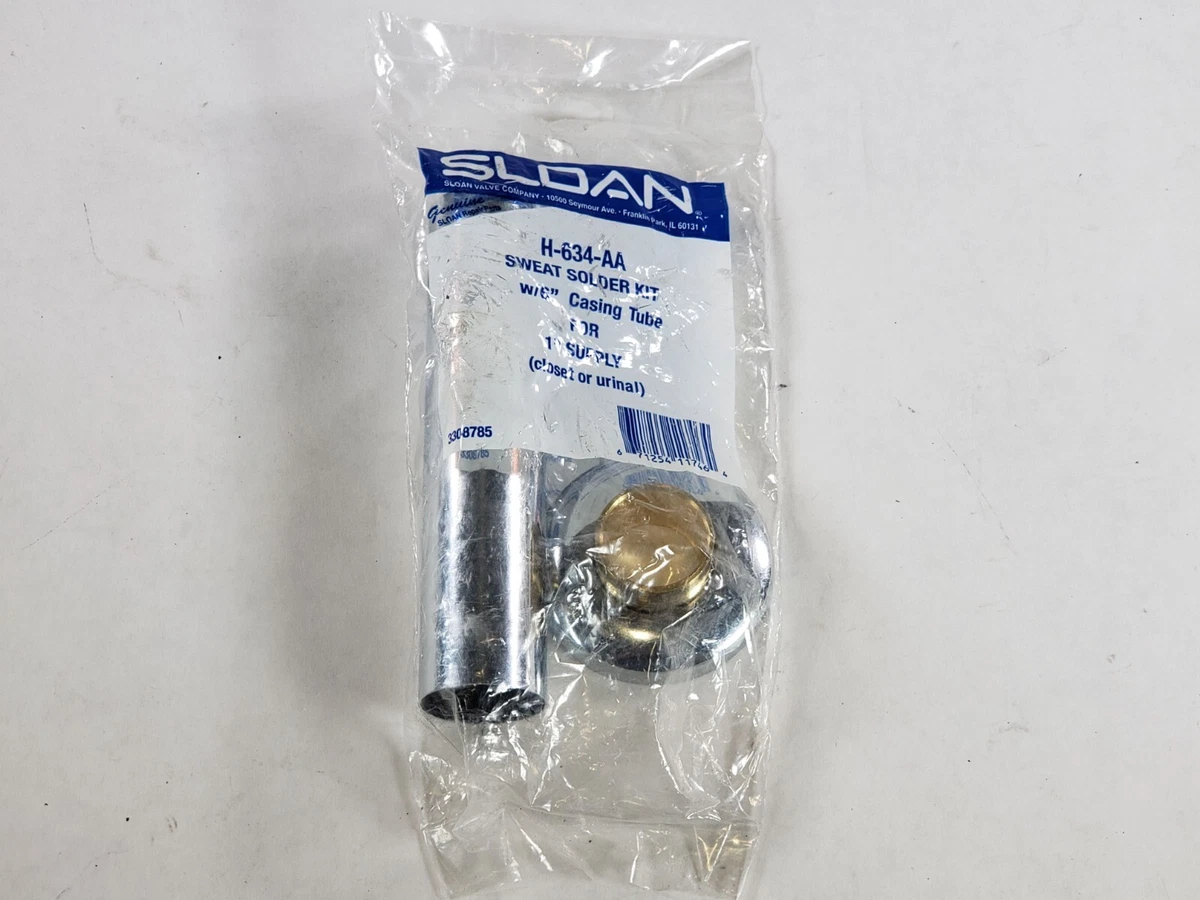 Sloan 3308785 Oem Replacement Part H-634-AA Sweat Solder Adapter Kit 1 Inch