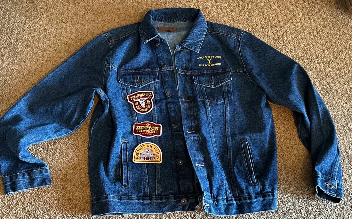 YELLOWSTONE TV SHOW RARE JEAN JACKET ORIGINAL PROMO PROMOTIONAL Kevin Costner