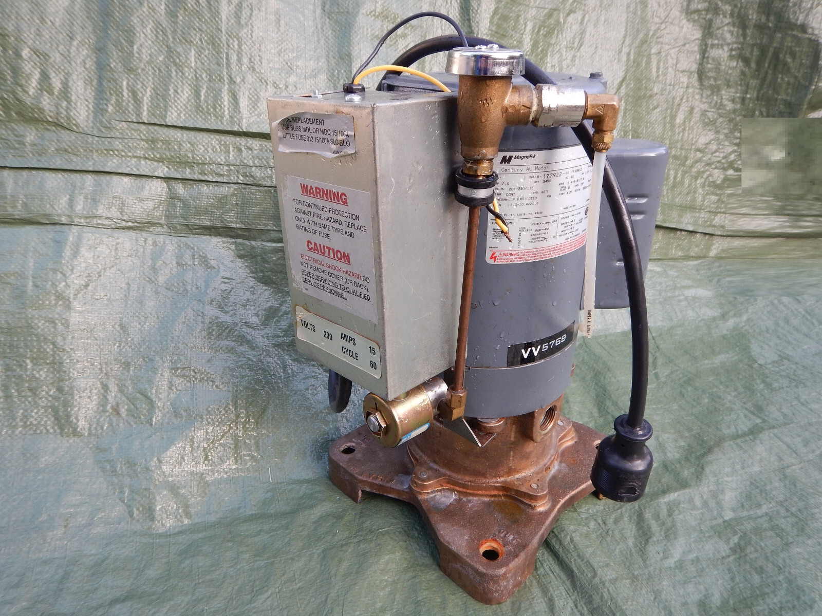 Dental Vacuum Pump DentalEz Custom Air MC202 2HP Century