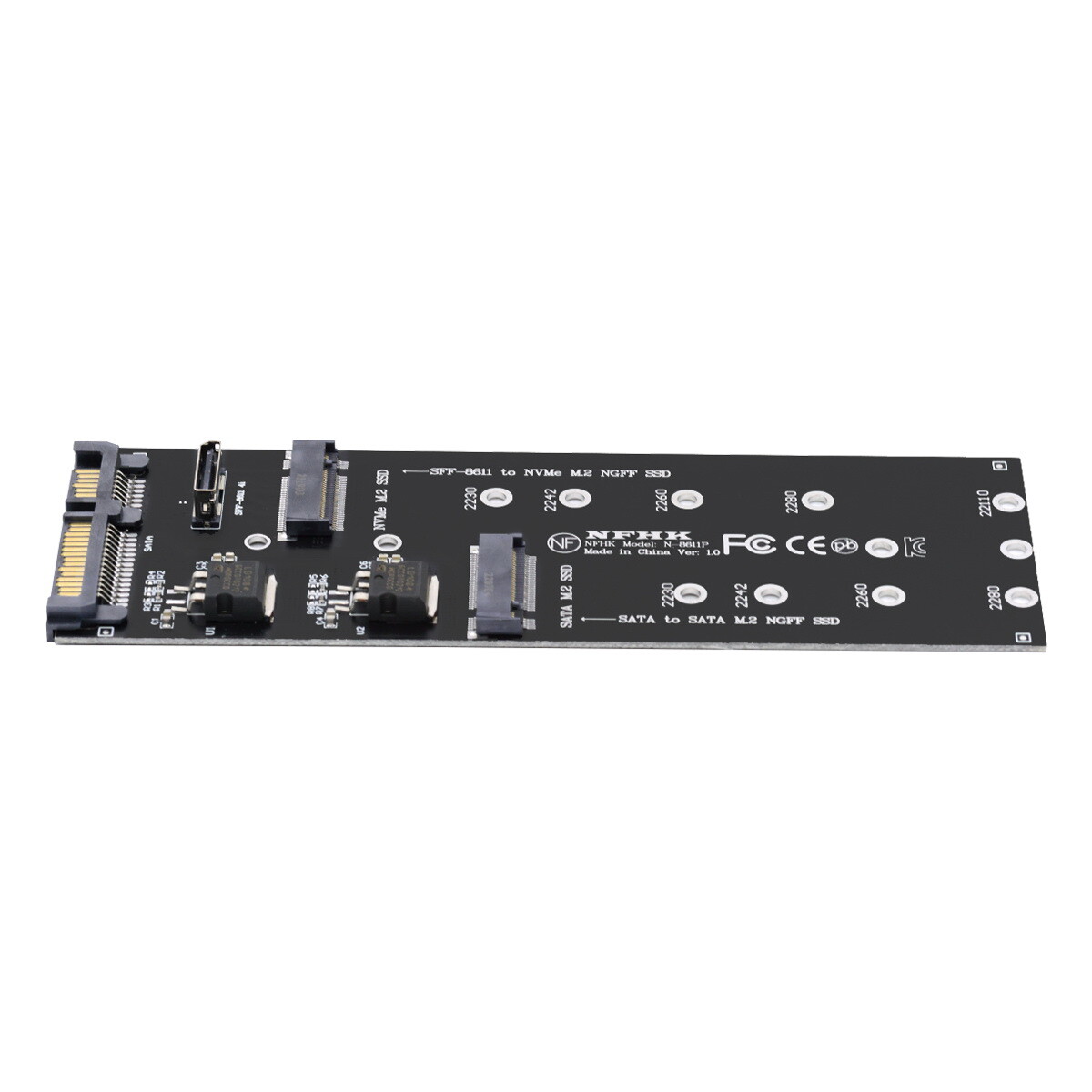 Câble adaptateur M.2 NVMe PCIE 4.0 vers Oculink SFF-8611 SFF-8612