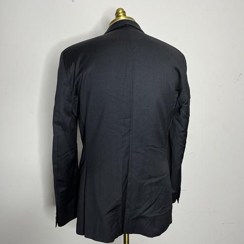 Blazer Hugo Boss uomo lana tinta unita grigio taglia 40R - Foto 3 di 12