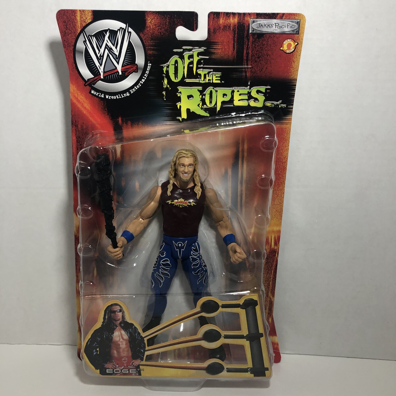 WWE Off the Ropes Edge Figure - Jakks Pacific - 2002 | eBay