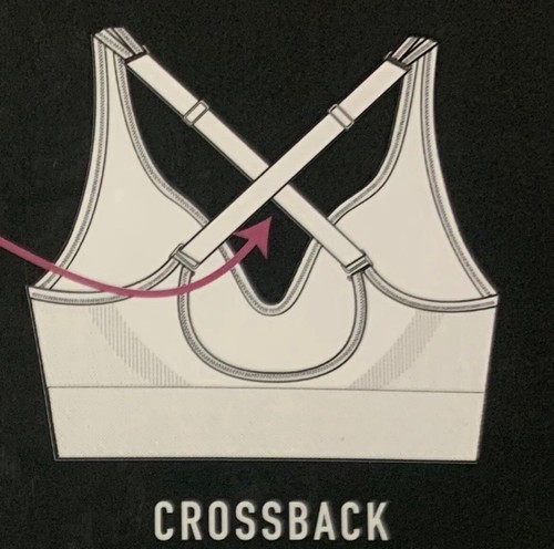 New Puma Performance Ladies' Seamless Sports Bra in Black Size Large Comfortable - Picture 6 of 6