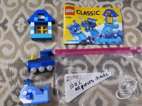 LEGO 10706 Classic Blue Creativity Box 78 Pieces Makes 3 Models 100% complete