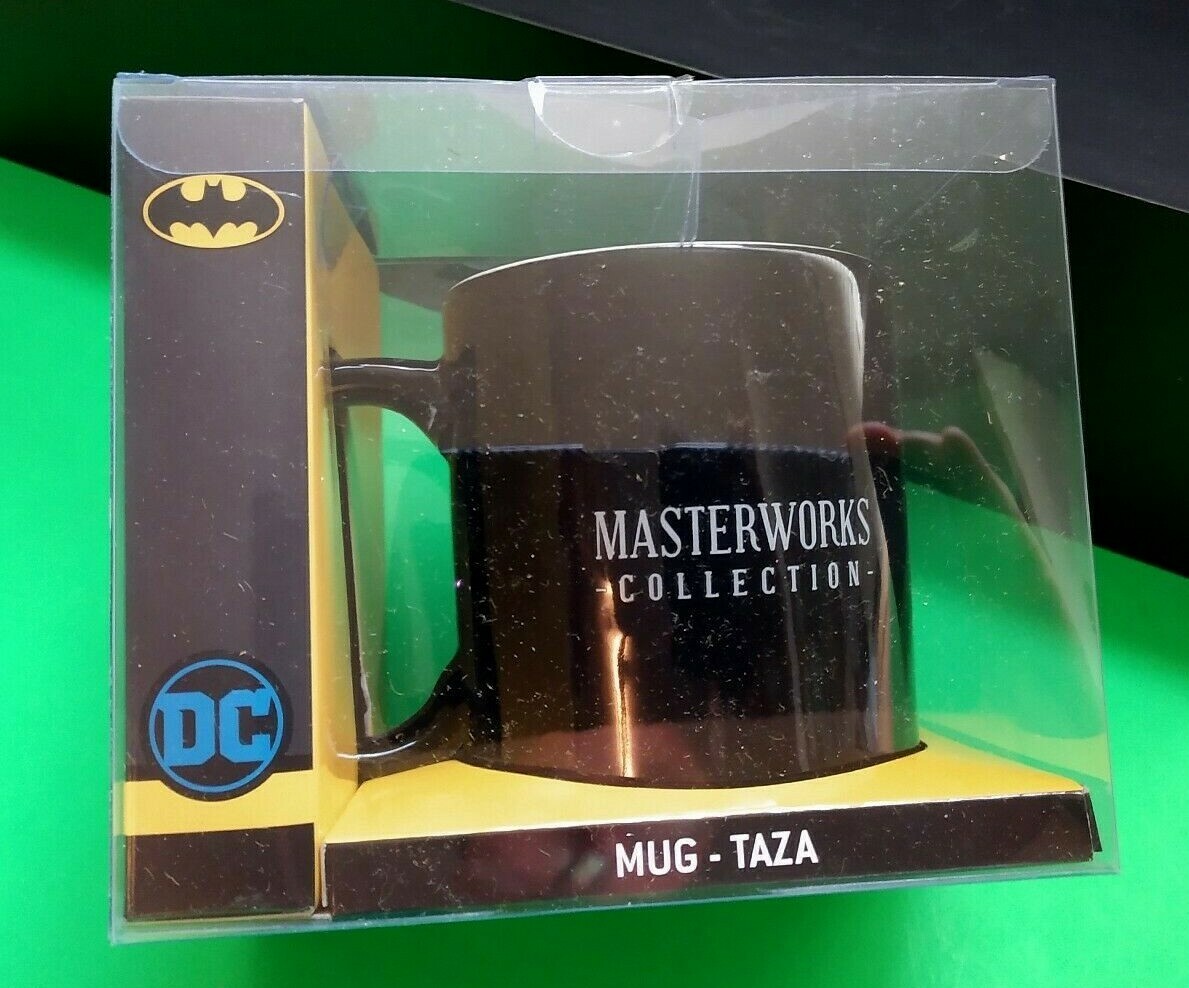 BATMAN FULL SIZE COFFEE CUP DC MASTERWORKS ALEX ROSS ART BRAND NEW UNOPENED