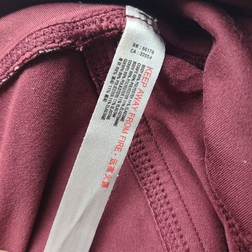 FP Movement Womens Leggings Pants Red Stretch Pull On Workout Activewear M - Picture 7 of 7