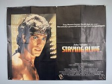 Bee Gees John Travolta Poster Promotional Paramount Pictures Staying Alive 1983
