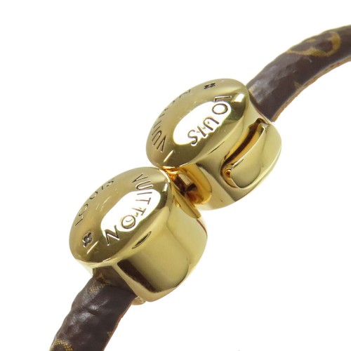 LOUIS VUITTON M6407 Bracelet Historic Mini Monogram canvas Metal - Picture 8 of 8