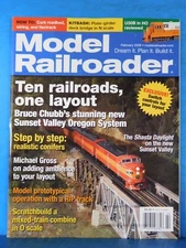 Model Railroader Magazine 2006 February Cork roadbed wiring flextrack Donifers