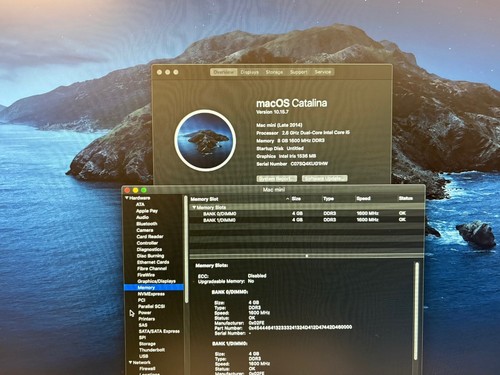 Apple Mac Mini Late-2014 | Intel Core i5 | A1347 | 8GB RAM | 256GB SSD - Afbeelding 8 van 9