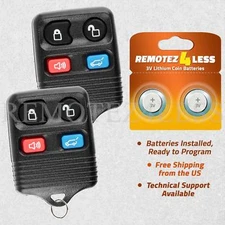 2 for 2006 2007 2008 2009 2010 2011 Mercury Grand Marquis Keyless Remote Key Fob