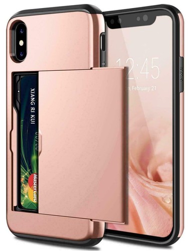 For iPhone SE 12 11 Pro XS Max X XR 7 8 Plus Heavy Duty Wallet Armor Case Cover - Foto 16 di 21