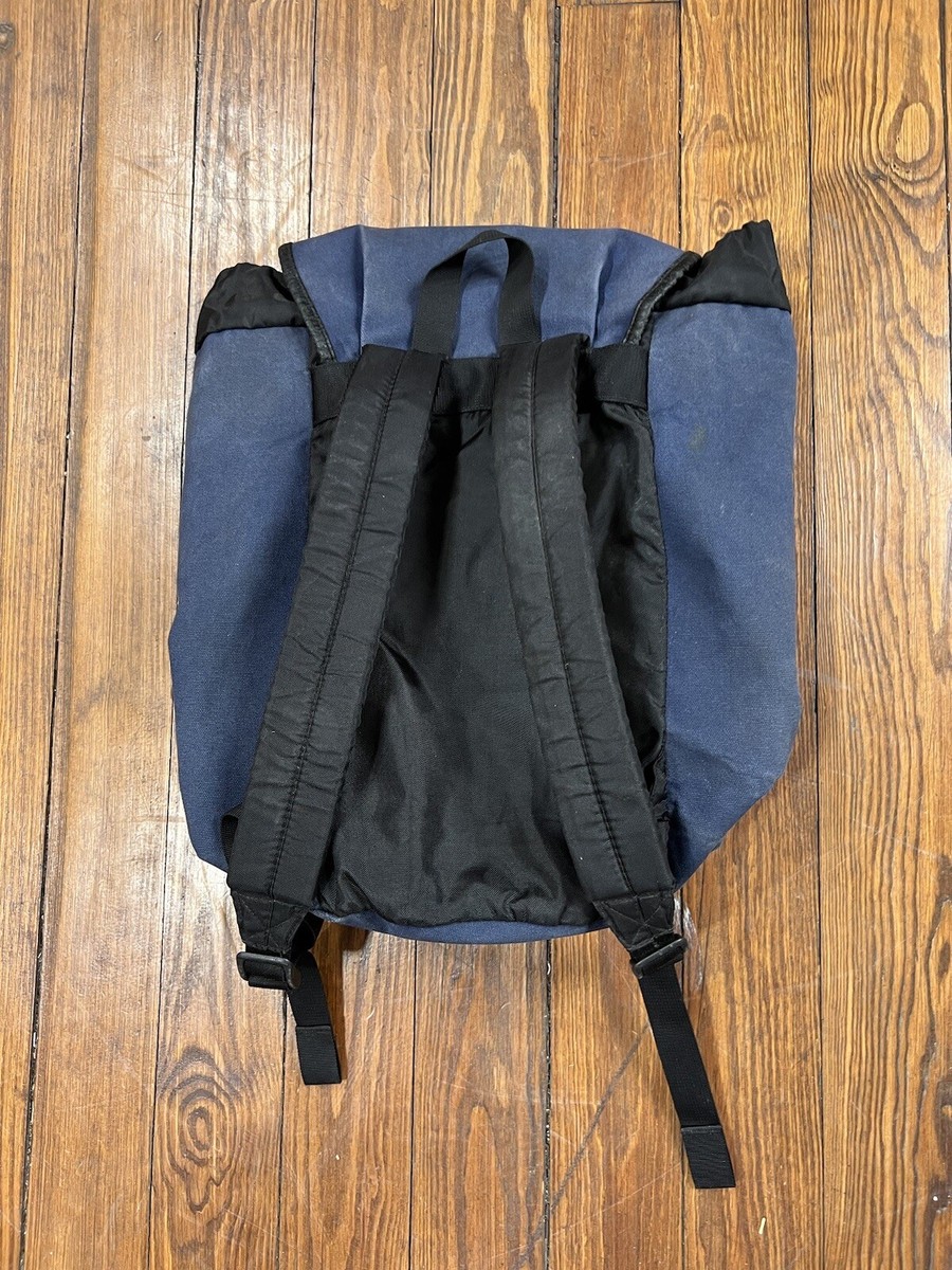 Vintage Nike Bag Swoosh Logo Canvas Backpack 90s Bookbag | eBay