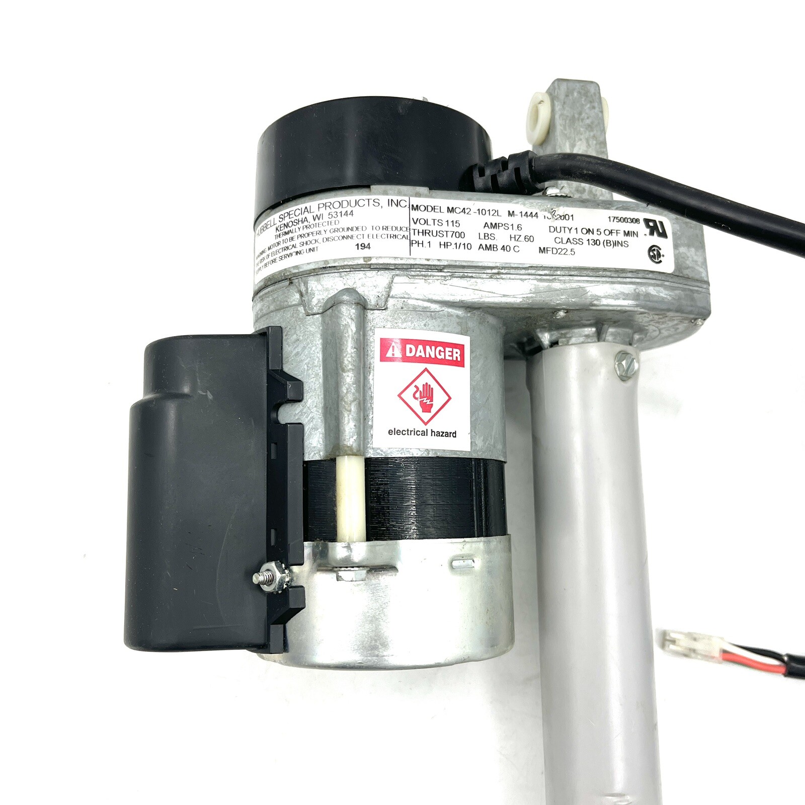 Hubbell Special Products Lift Incline Adjustable Bed Motor MC421012L