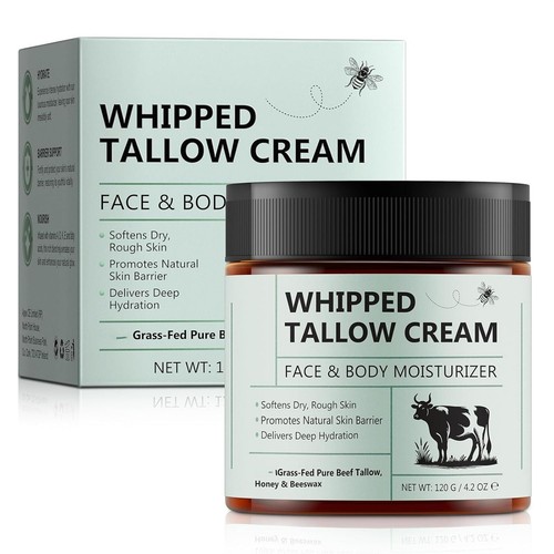 Beef Whipped Tallow Nourishing Moisturizer Deeply Moisturize Dry Damanged Skin - Picture 3 of 9