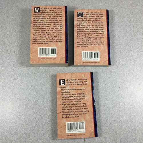 Vintage 1997 BIBLE REFERENCE LIBRARY Almanac Facts Whos Who - Picture 7 of 10