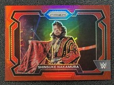 2024 Panini Prizm WWE Shinsuke Nakamura #29 Red Prizm 269/299 - RAW