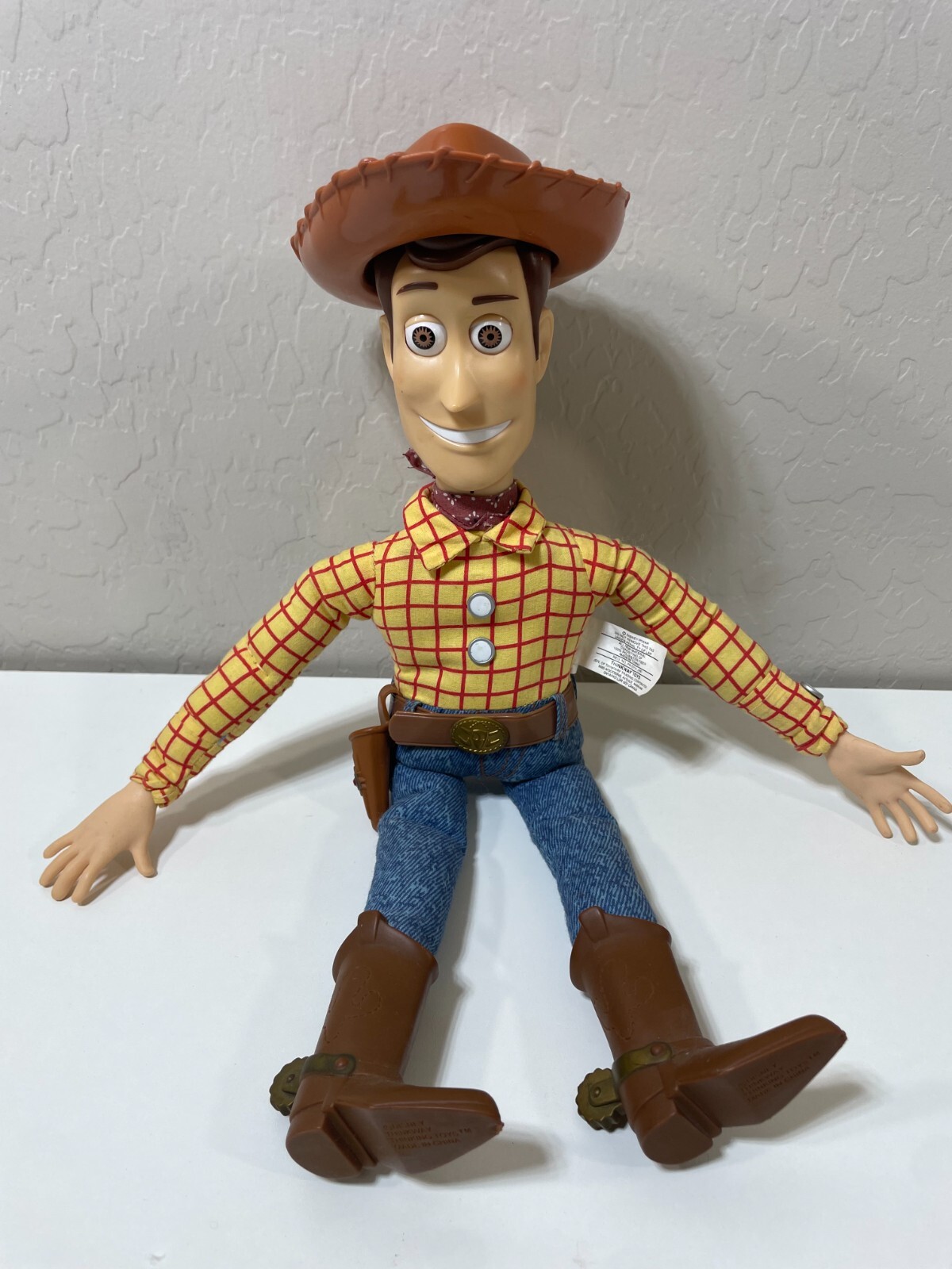 Vintage 1999 Toy Story 2 Talkin' Woody Sheriff Room Guard Thinkway Disney/Pixar