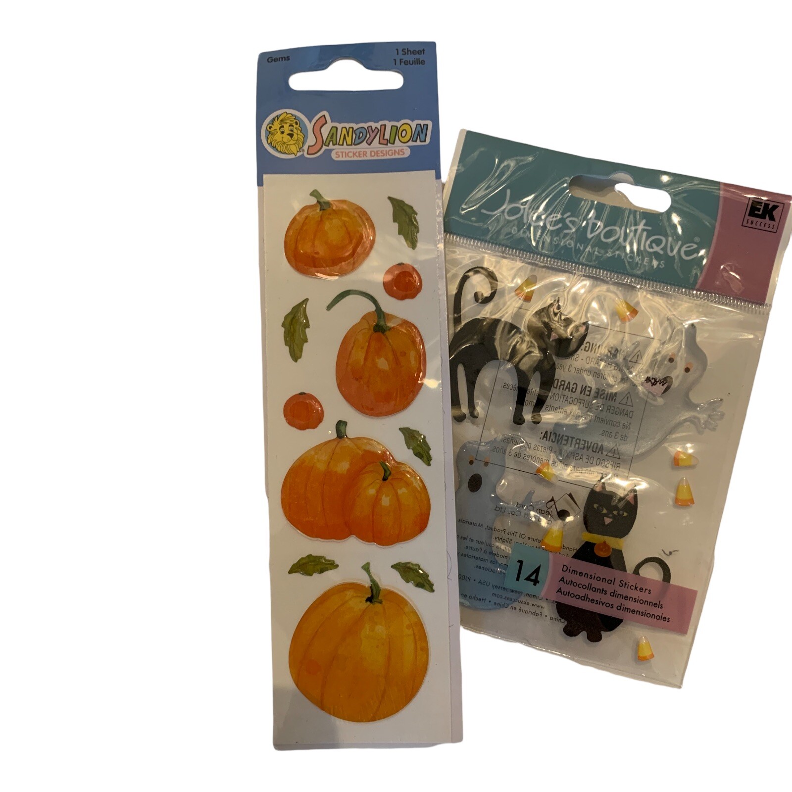 Sandylion Halloween-Aufkleber Handgemacht – Kreative Sticker Für Scrapbooking, Schulprojekte & Dekoration
