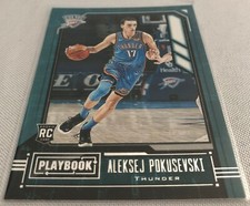 2020-21 Chronicles Playbook Basketball Aleksej Pokusevski OKC Thunder Rookie 182