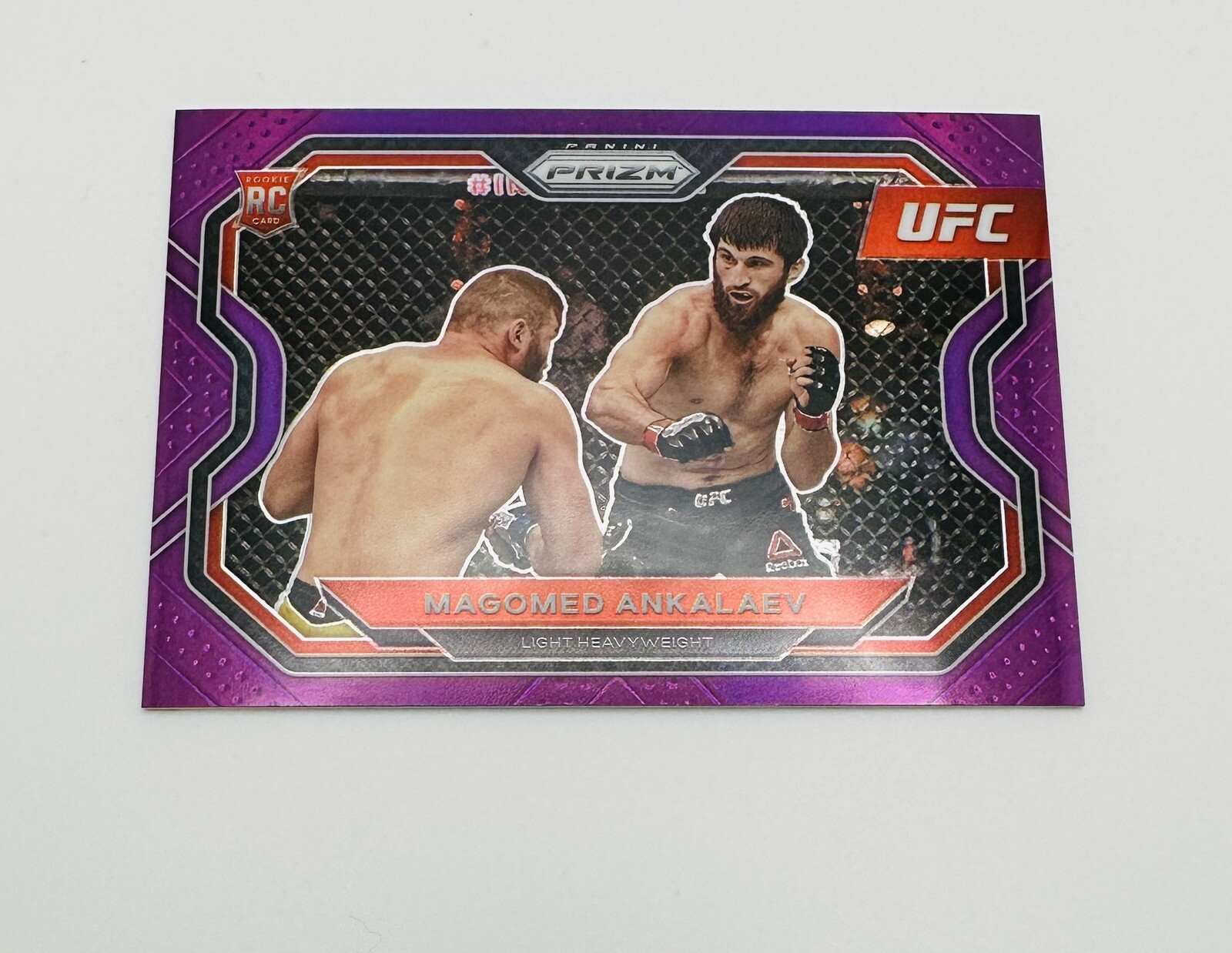 2021 Panini Prizm UFC Prizm Magomed Ankalaev Purple RC 142 /149