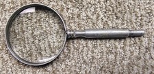   VINTAGE 2-1/2" DIA. MAGNIFYING   GLASS