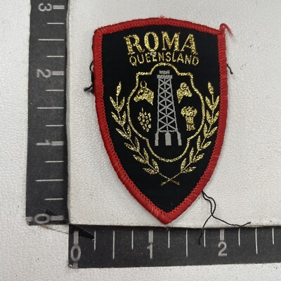 Vtg ROMA QUEENSLAND Australia Woven Patch 99H