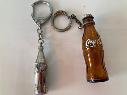 MINI PORTE CLÉ EN VERRE BOUTEILLE COCA-COLA Vintage EUR 10,00 - PicClick FR