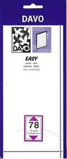 DAVO EASY Self-Adhesive Mounts BLACK 215 x 78 Package of 10