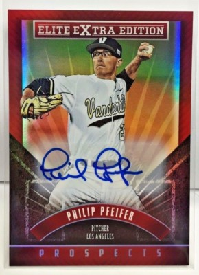 Philip Pfeifer 2015 Elite Extra Edition EEE Prospect Auto #102 - LA ...