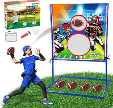 Throwing Target Game - American Football - Football Gifts for Kids 6-8 Boys 8...