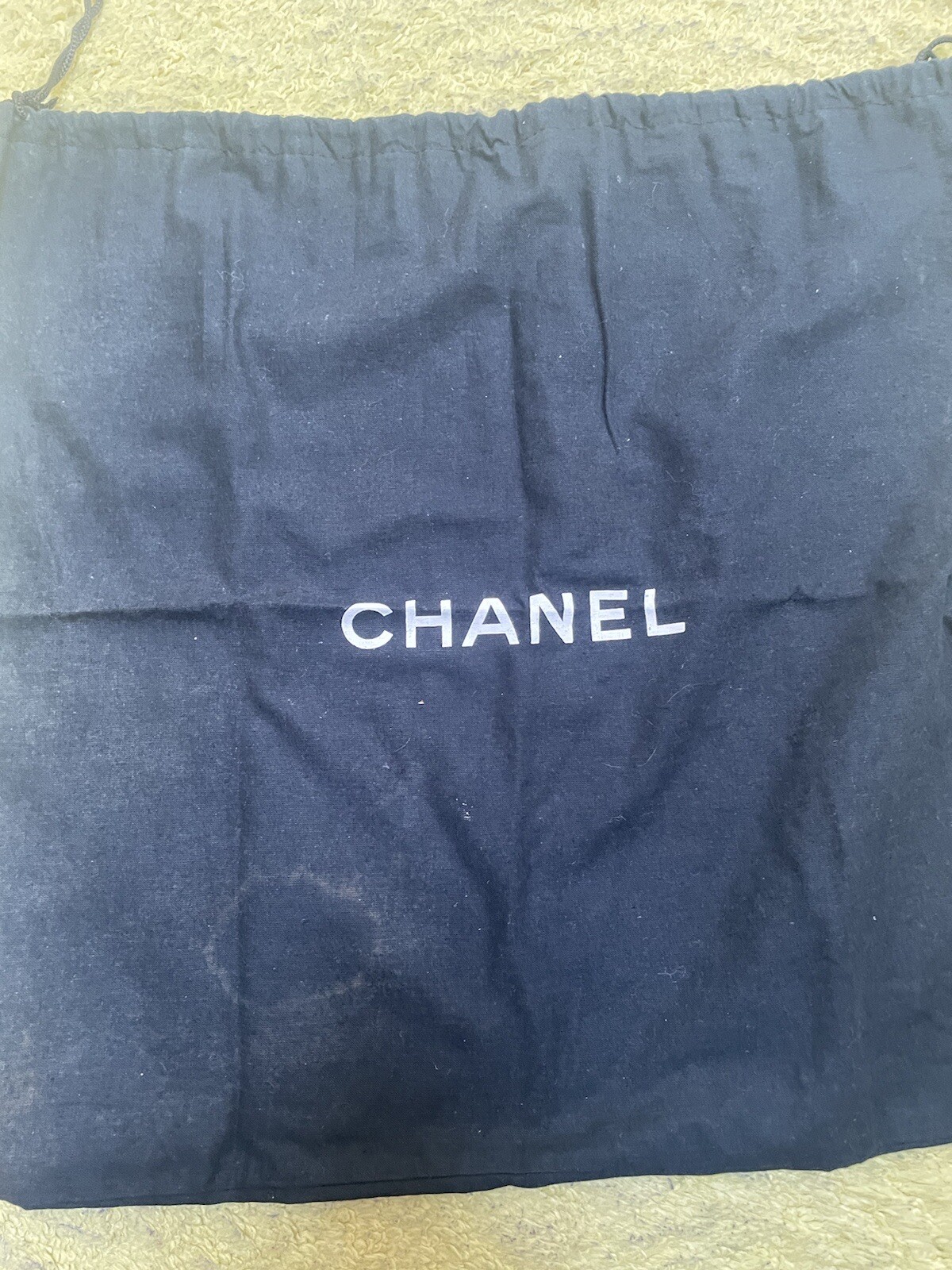 Chanel Vintage Cambon Bowler Shoulder Bag Quilted Leather Medium Hand Bag Beige image 7