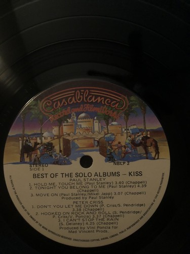 Kiss Best of Solo LP Australian Vinyl 1979 with Stickers in Great Condition! - Picture 11 of 16