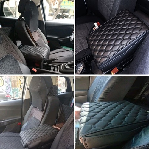 Car Center Console Armrest Box Cushion Cover Pad Protection Accessories 2 Colors - Picture 12 of 14
