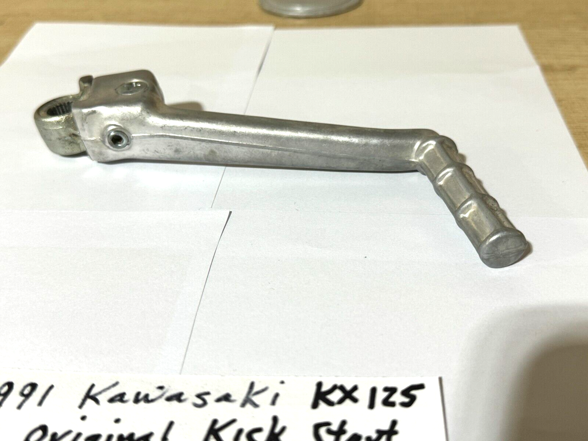 1991 Kawasaki KX125 Original Kick Start Lever Part # 13064-1156