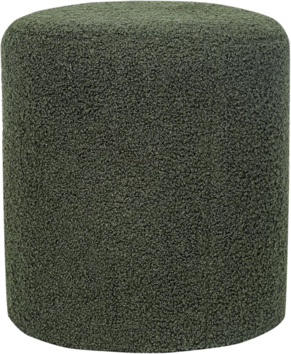 New Modern Round Ottoman Channel Glam Vanity Stool Footrest Living Room