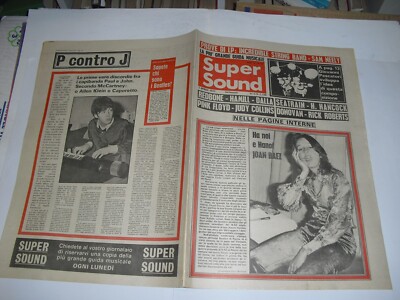 Musik SUPER SOUND 2. April 1973 BEATLES - PINK FLOID - DAL - BAEZ