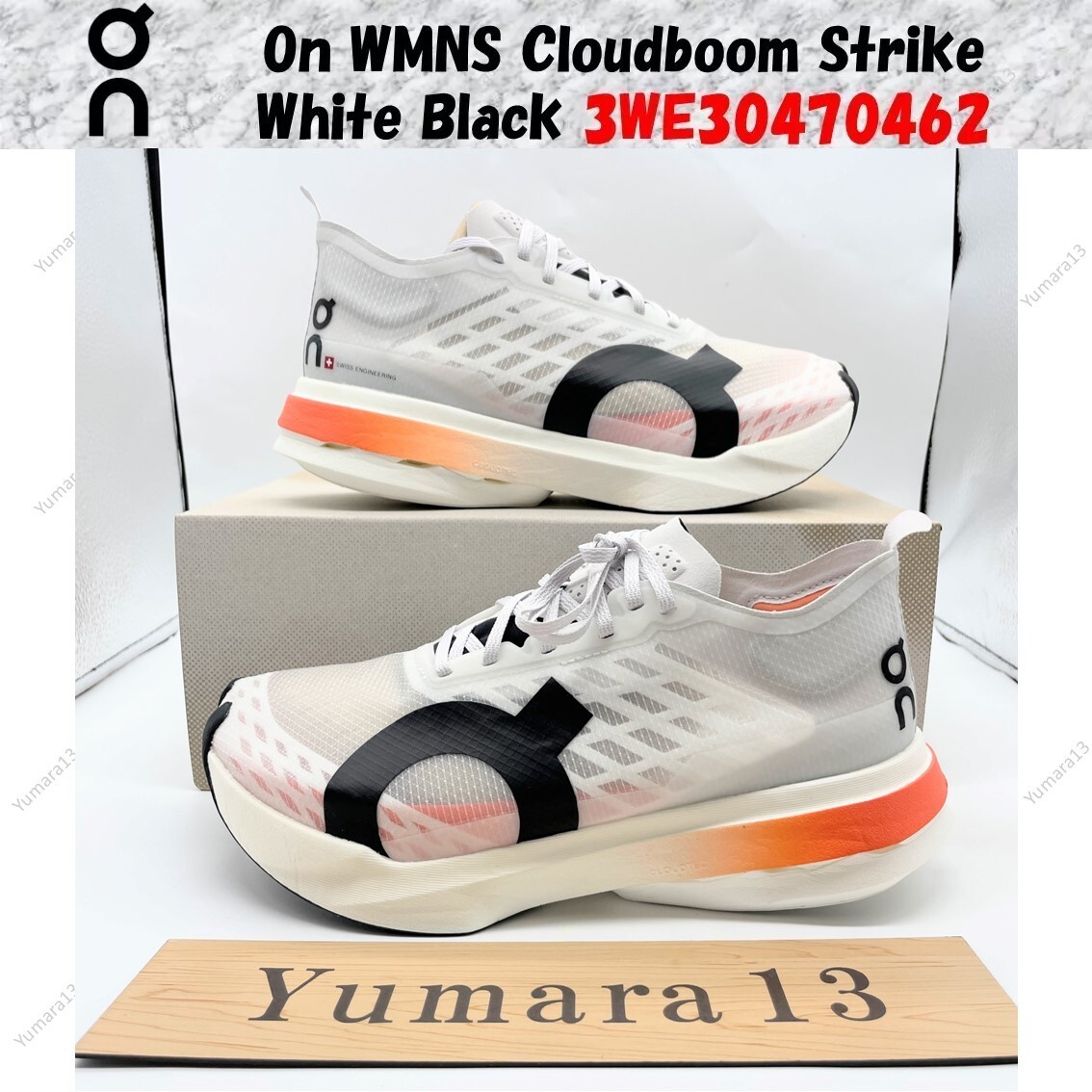 On WMNS Cloudboom Strike White Black 3WE30470462 Women's Size | eBay