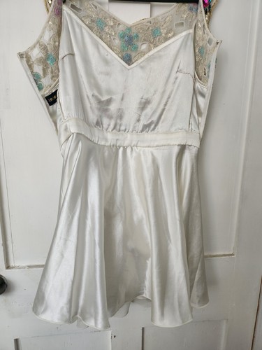 Virgos Lounge....Beaded and chiffon lined mini dress.UK 6 Excellent condition. - Picture 10 of 13