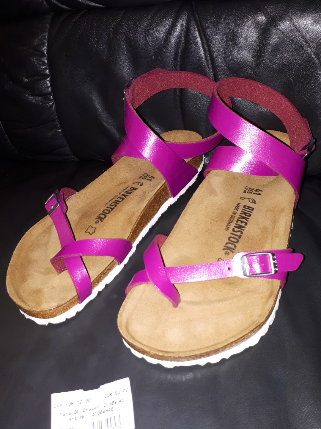 Birkenstock Yara pink Gr. 41 breit neu Birkenstock Yara pink Gr. 41 breit neu