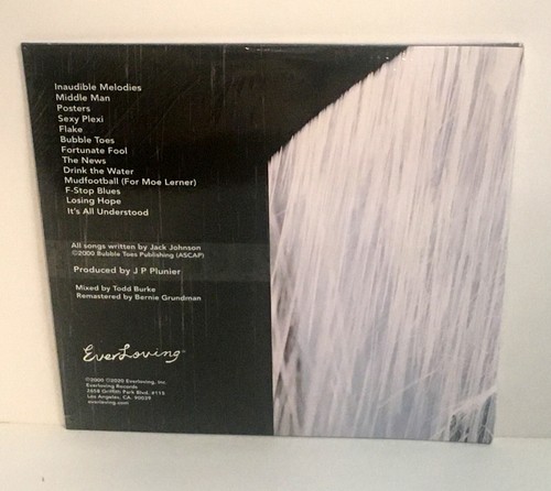 JACK JOHNSON brushfire fairytales Lp KELP GREEN COLOR Vinyl Record, SEALED / NEW - Foto 2 di 3