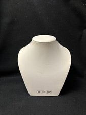 Buste présentoir blanc pour bijoux collier petit modèle