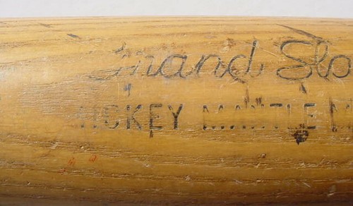 HTF Mickey Mantle HILLERICH & BRADSBY 180 Louisville Grand Slam 33" Baseball Bat - Picture 12 of 12