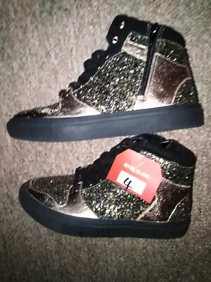 river island sparkly trainers