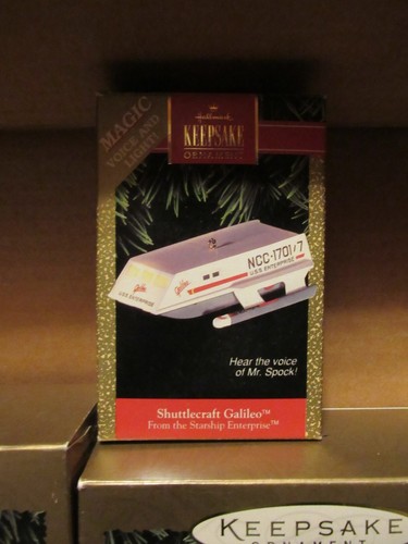 STAR TREK & NEXT GENERATION HALLMARK ORNAMENTS SET OF 5 VINTAGE - Picture 4 of 6