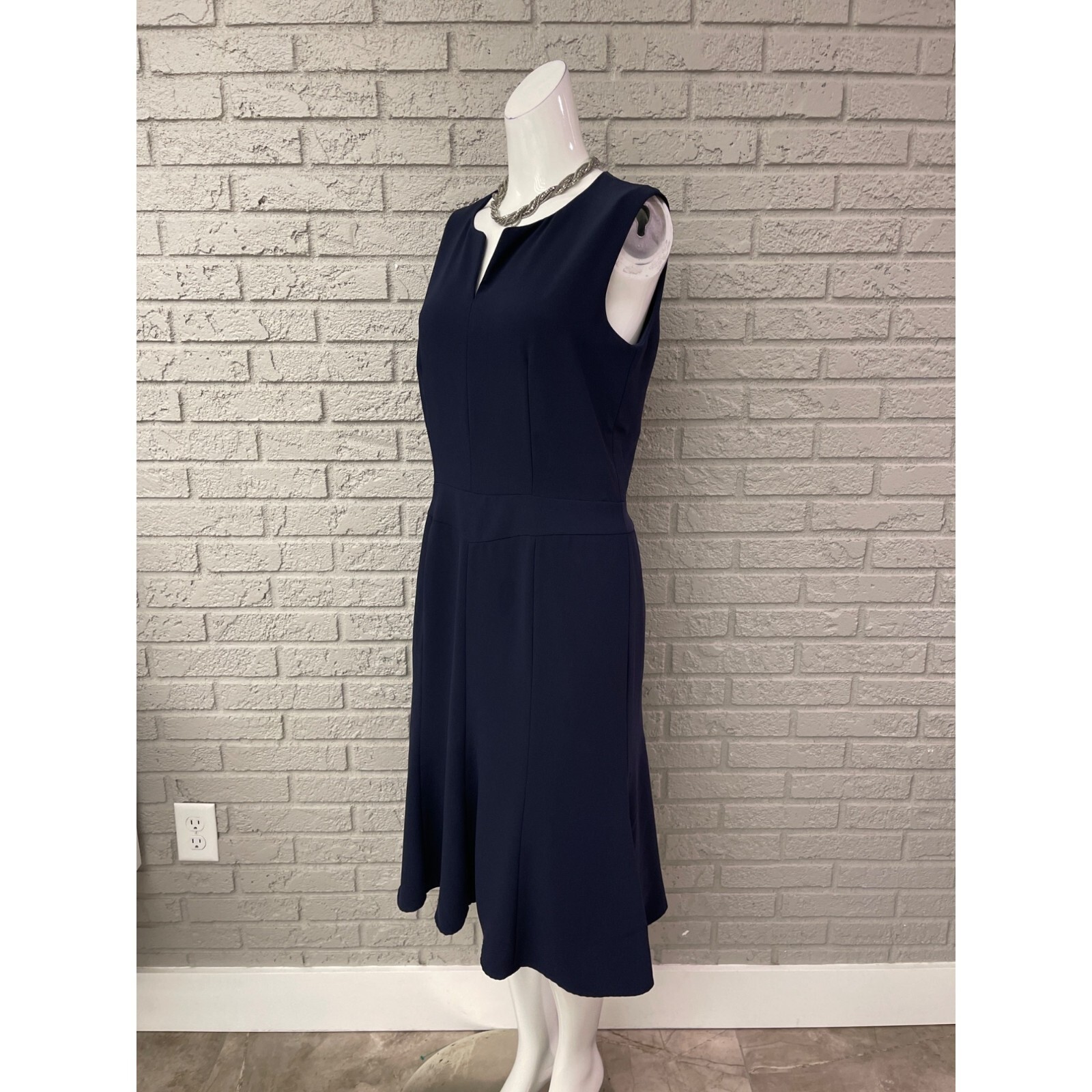 Pendleton Sleeveless Split-Neck Career Dress Size… - image 6