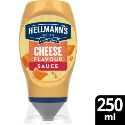 HELLMANN'S Käse Würzsoße Squeezy 250 ml Packung 6