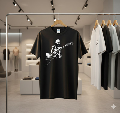 BB King Guitar Graphic T-Shirt Blues Legend Black Tee - T129