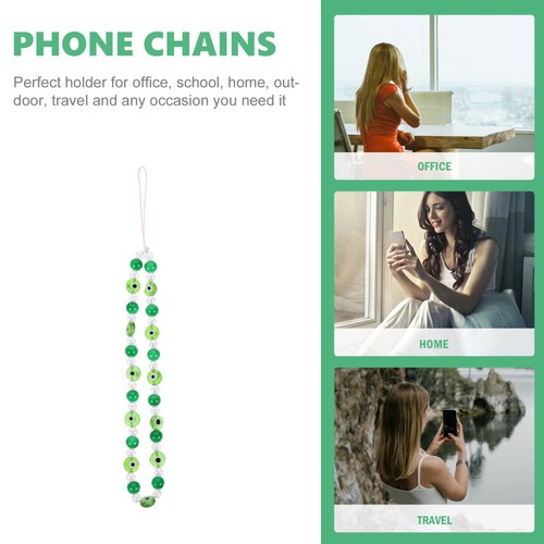 Devil's Chain Polymer Clay Beaded Phone Strap Hanging Rope - 第 5/12 張圖片