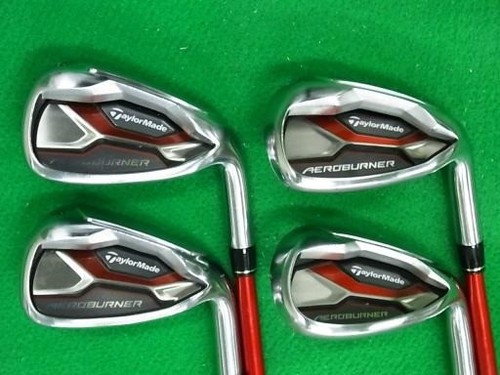 Taylormade AERO BURNER Iron Set Golf Club 8-P,S 4pcs TM7-415/S #AB14605 - Picture 2 of 6